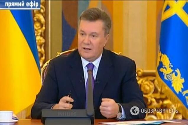 Янукович: є питання, в яких нам з Росією не можна розійтися
