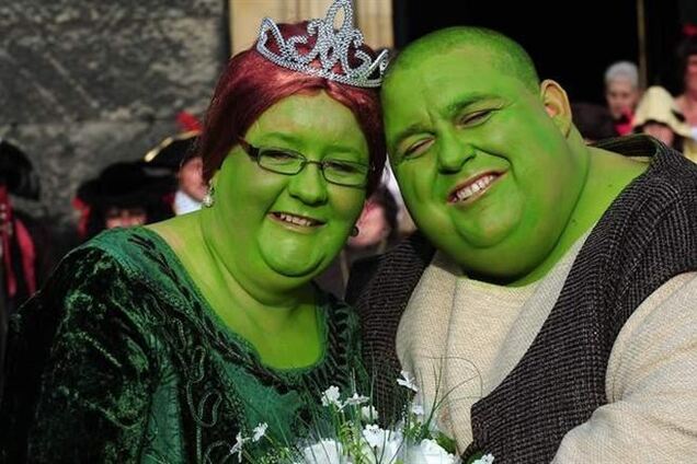 В Великобритании состоялась свадьба Шрэка