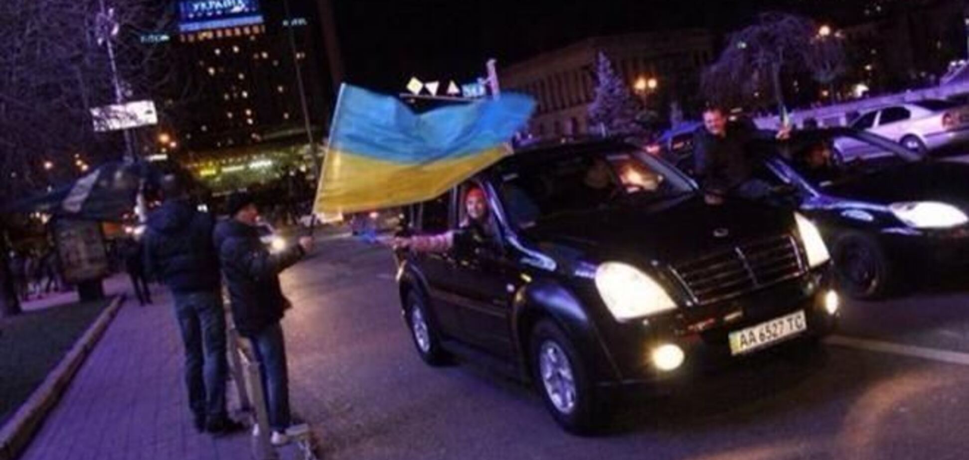 Милиция расследует блокирование автомобилями центра Киеве 2 декабря
