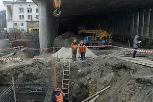 Новая развязка на Почтовой площади в Киеве почти готова