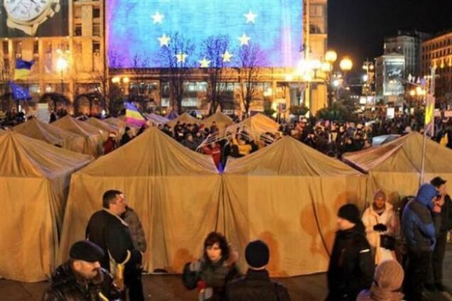 У центрі Києва розпочинається 'Різдвяне майданованіе'