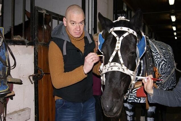 Кошевой ради дочери покрасил лошадь в зебру и запряг ее в VIP-сани