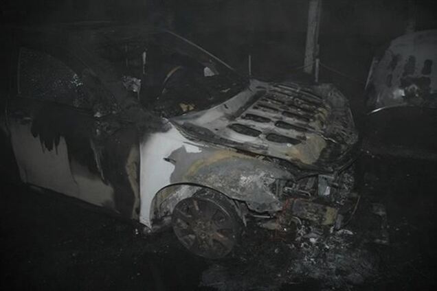 В Харькове сожгли машину еще одного евромайдановца