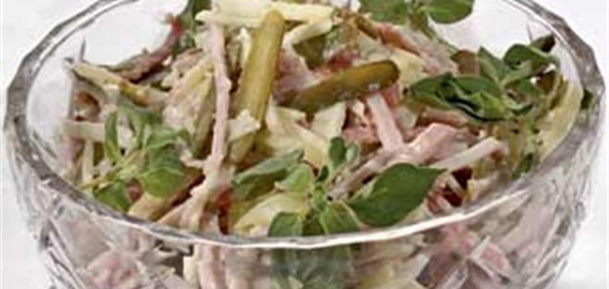 Швейцарский новогодний салат