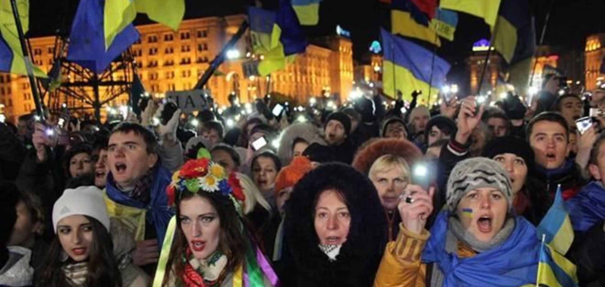 Евромайдан попробует попасть в Книгу рекордов Гиннесса в новогоднюю ночь