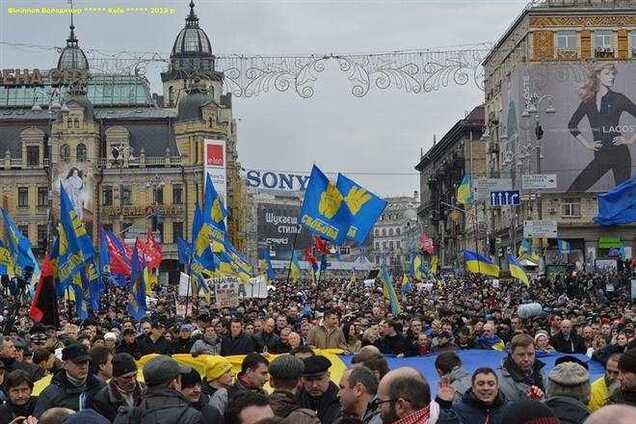 Обнародован план действий Майдана на январь 2014 года