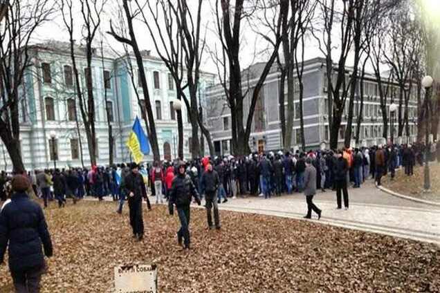 Митинг ПР в Киеве: активисты приехали 'на несколько часов'