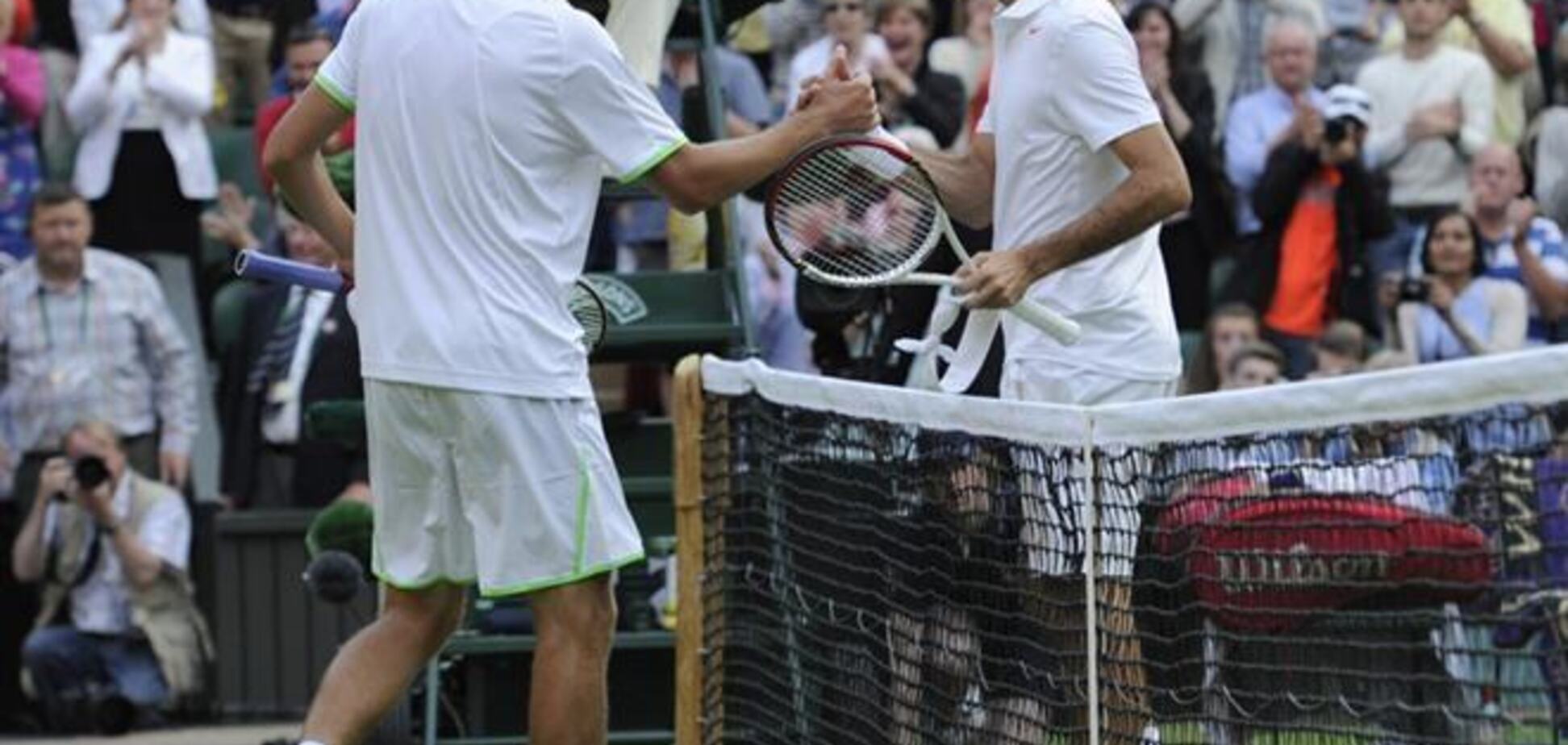 Поражение Федерера от Стаховского признано главной теннисной сенсацией года