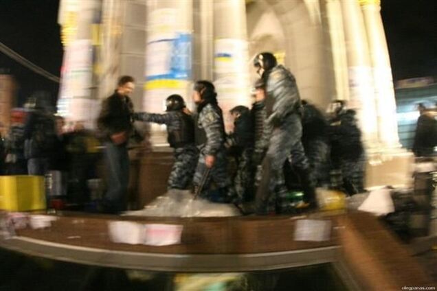 Опубликованы переговоры 'Беркута' во время разгона Евромайдана