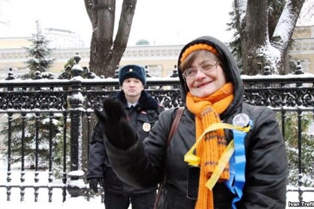 У Москві пройшла акція на підтримку Евромайдана