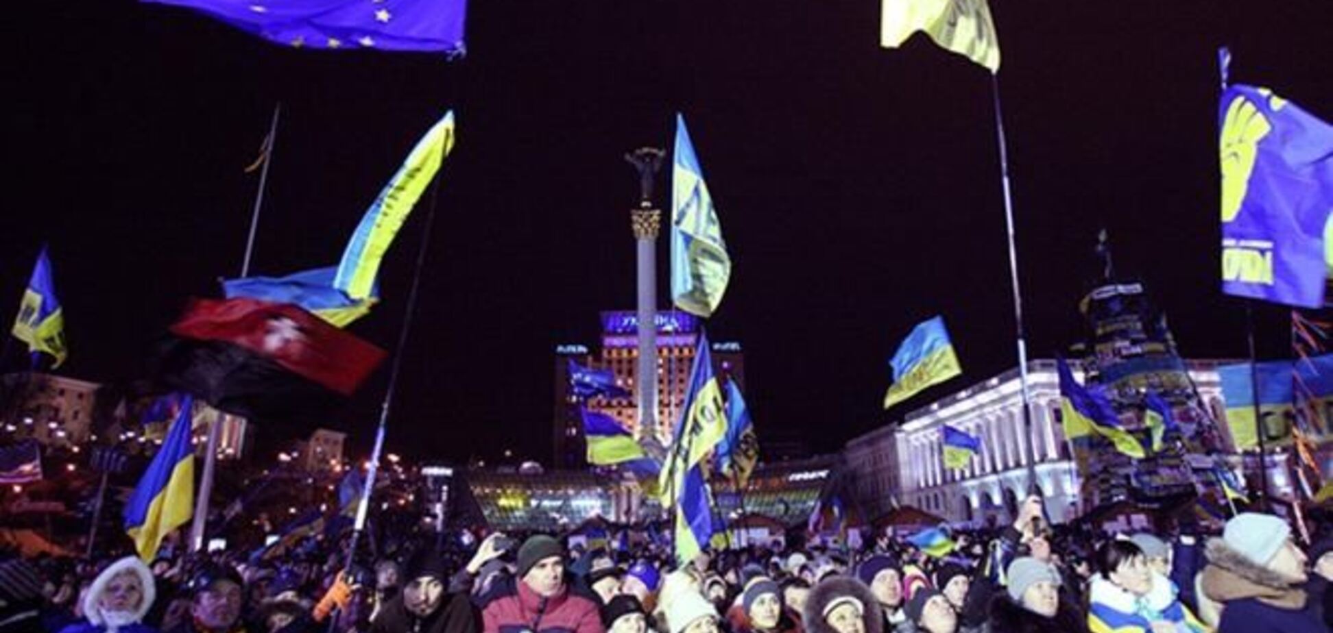 Милиция насчитала 10 тысяч протестующих в Киеве
