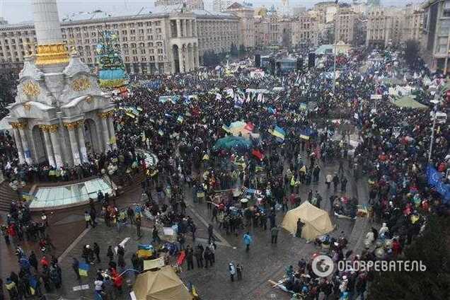 Марш миллиона на Евромайдане 