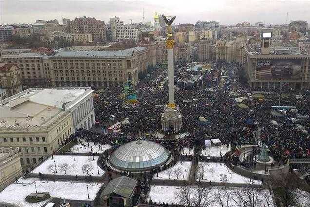 Оппозиция насчитала миллион участников Народного вече. Милиция - в 20 раз меньше