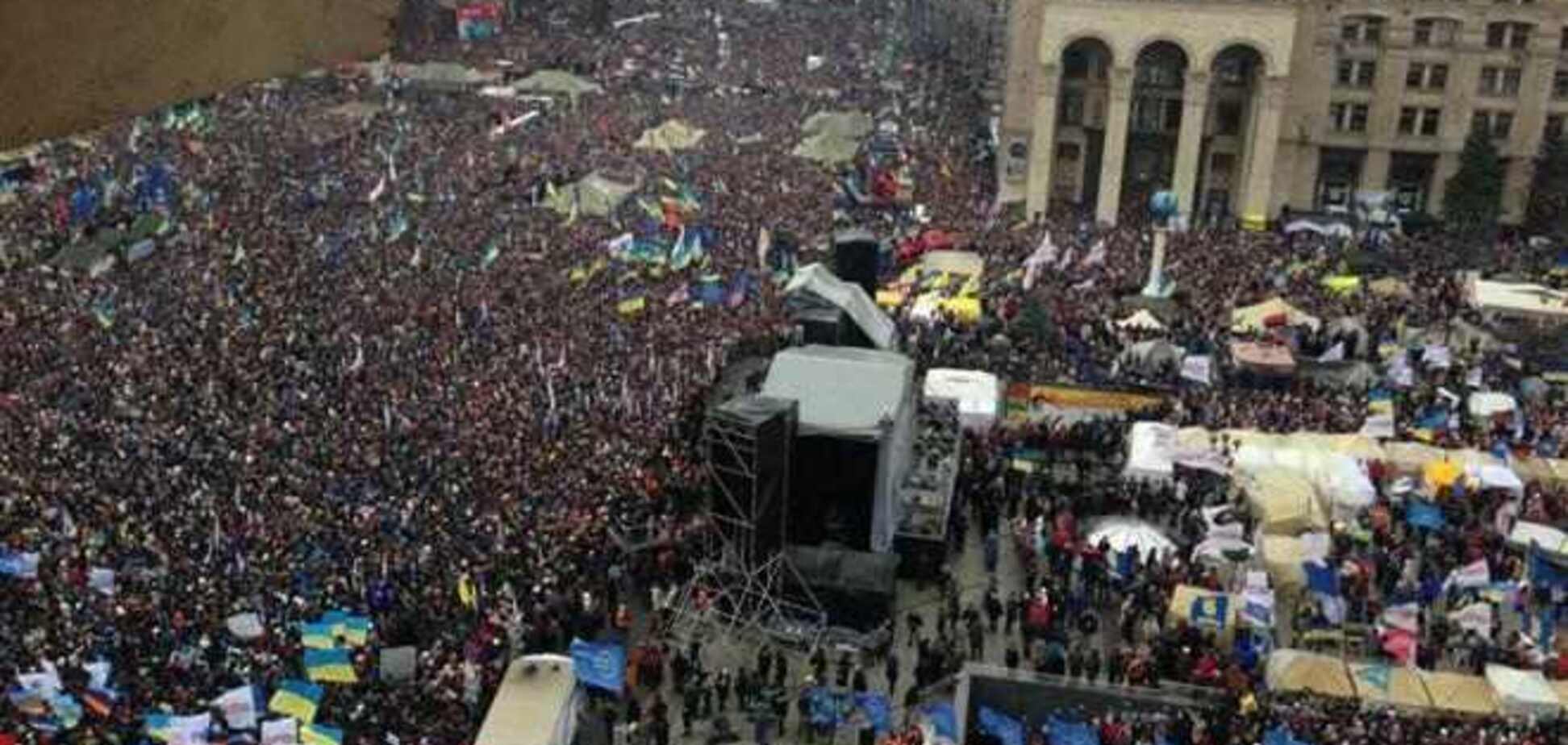 На Народное вече пришли около миллиона человек - оппозиция