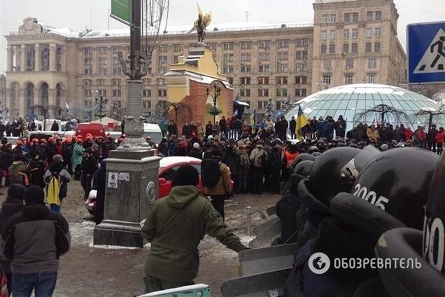 Спецназ окружает Майдан