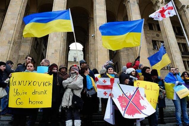 Київський Марш мільйона підтримали в Тбілісі