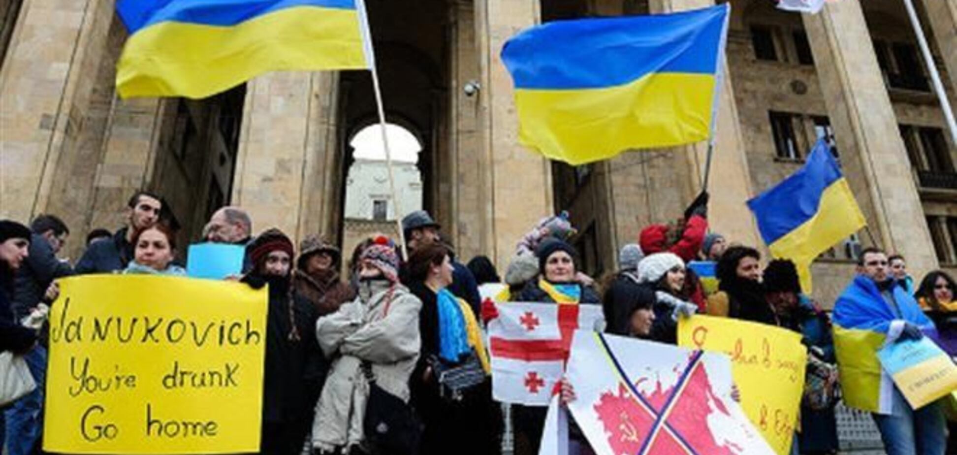 Киевский Марш миллиона поддержали в Тбилиси