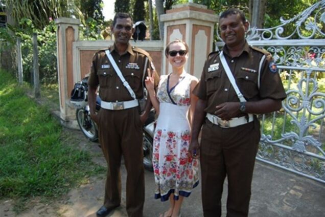 Гордиенко соблазнила полицию Шри-Ланки. Фото
