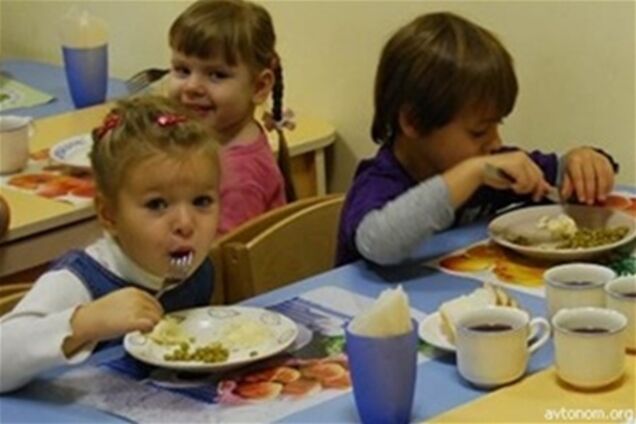 Меню киевских детсадов появится в Интернете