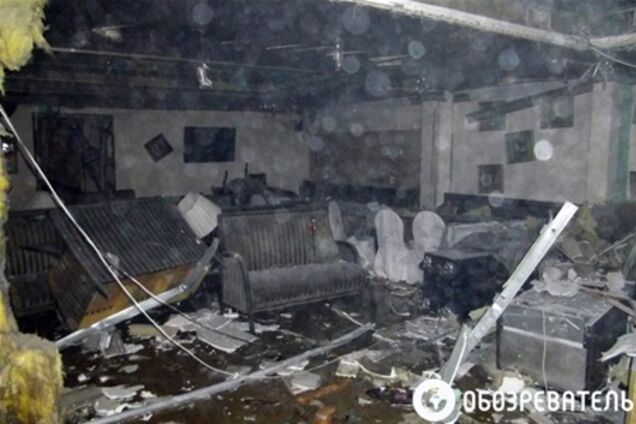 Ресторан 'Апрель' после взрыва: эксклюзивные фото