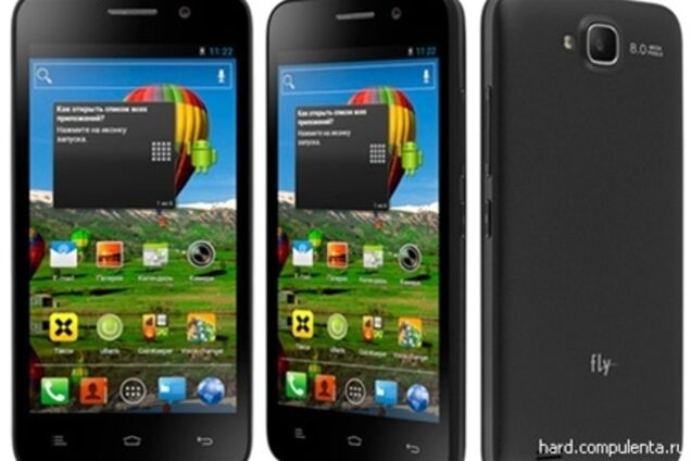 Fly выпустит 4-ядерный смартфон