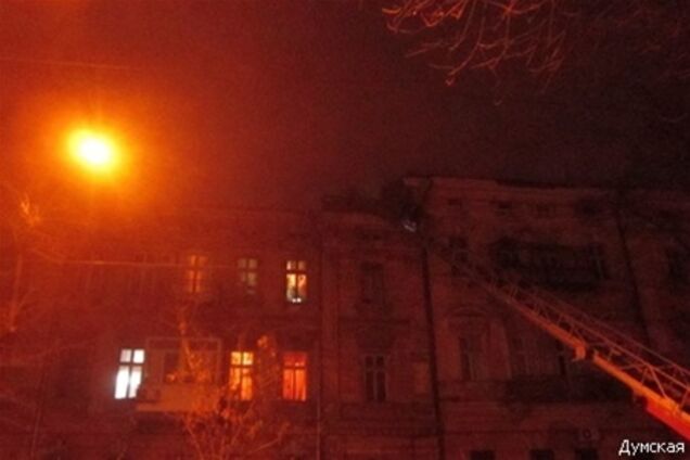 В Одессе горел дом певца Валерия Ободзинского. Фото. Видео