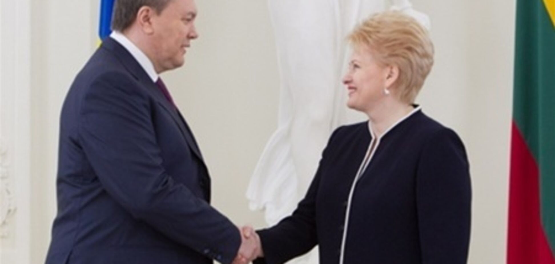 Янукович высоко оценил политический талант президента Литвы