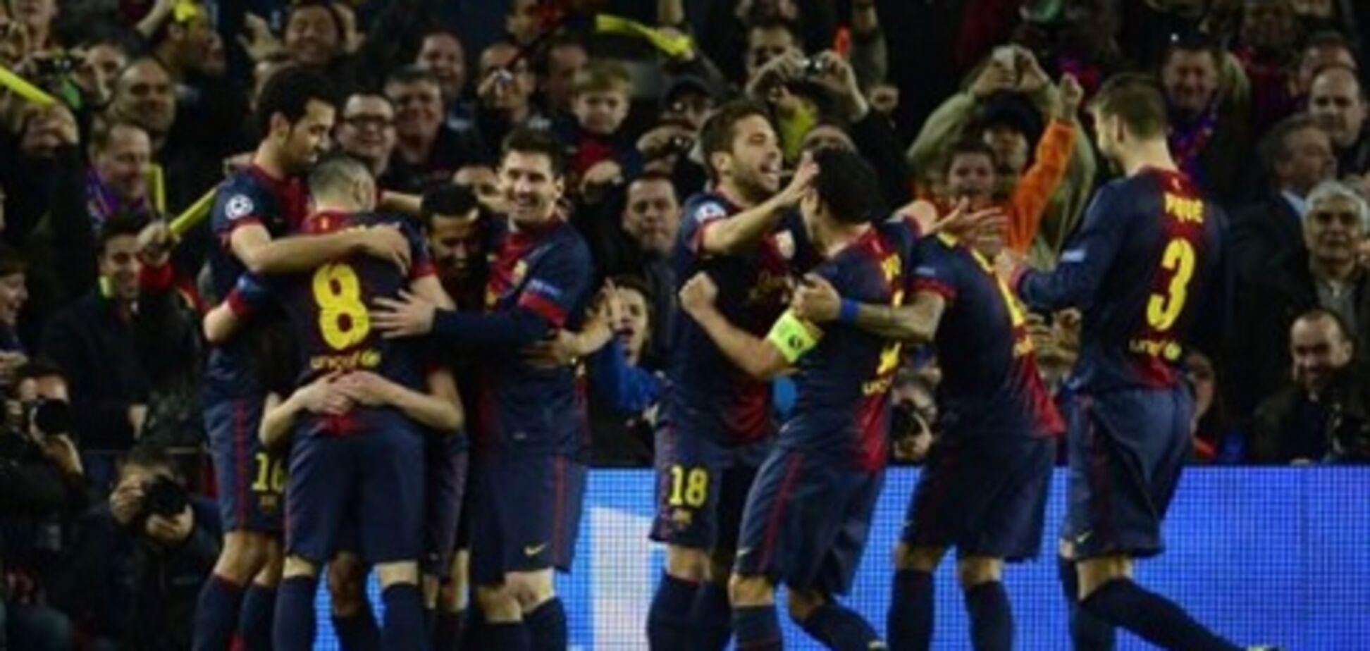 ЛЧ: 'Барса' отвоевала место в четвертьфинале