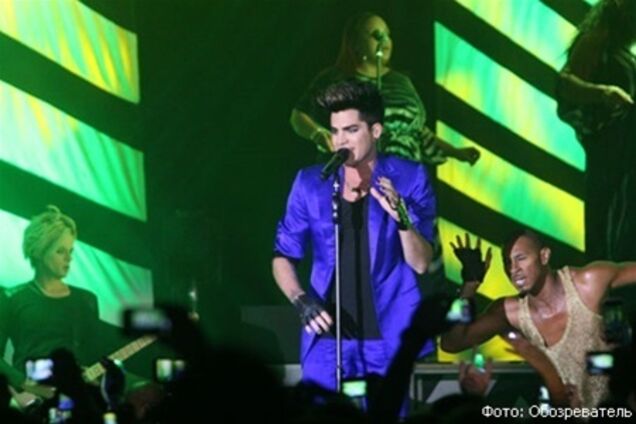 Адам Ламберт дал концерт в Киеве. Фото. Видео