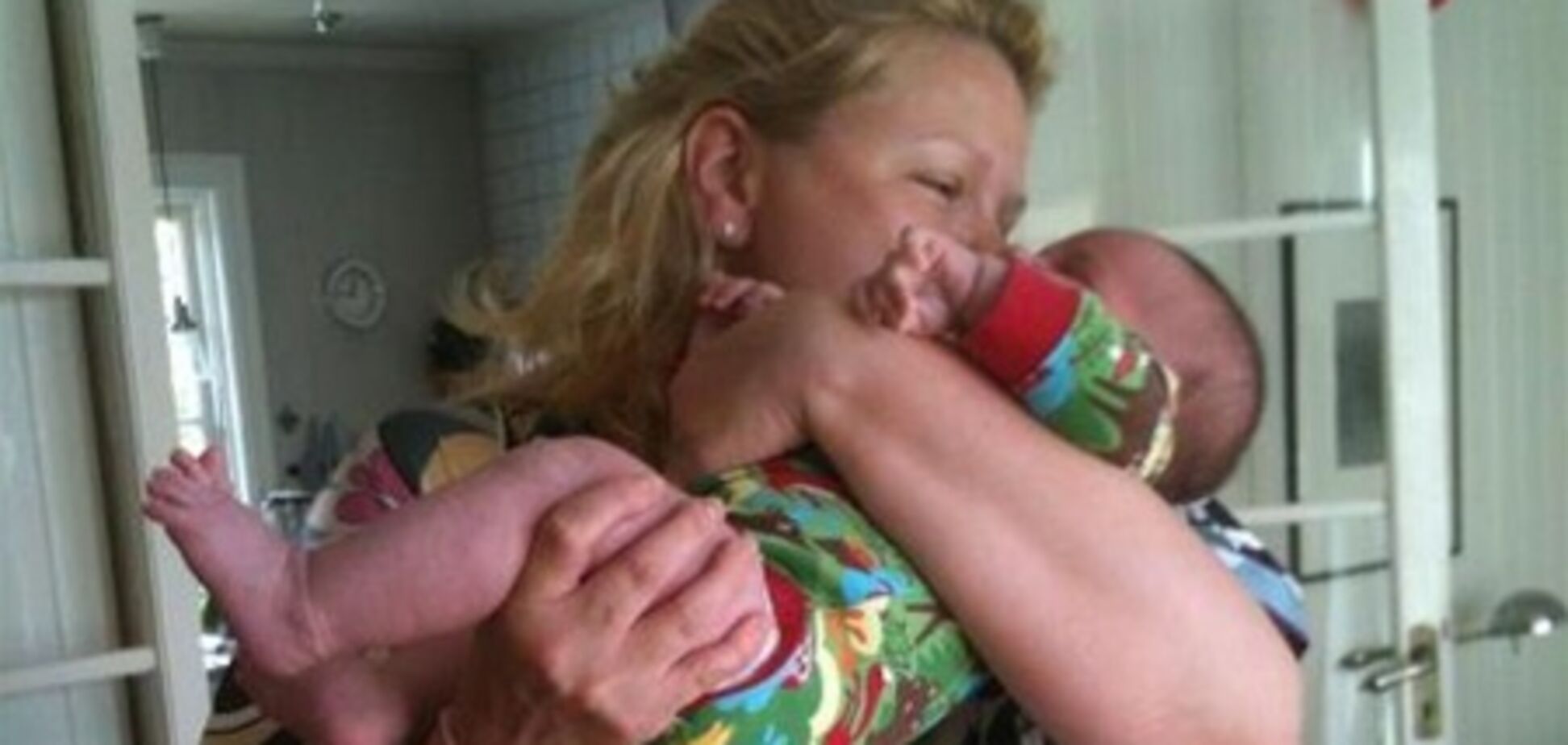 Украинская медсестра Каддафи родила сына. Фото