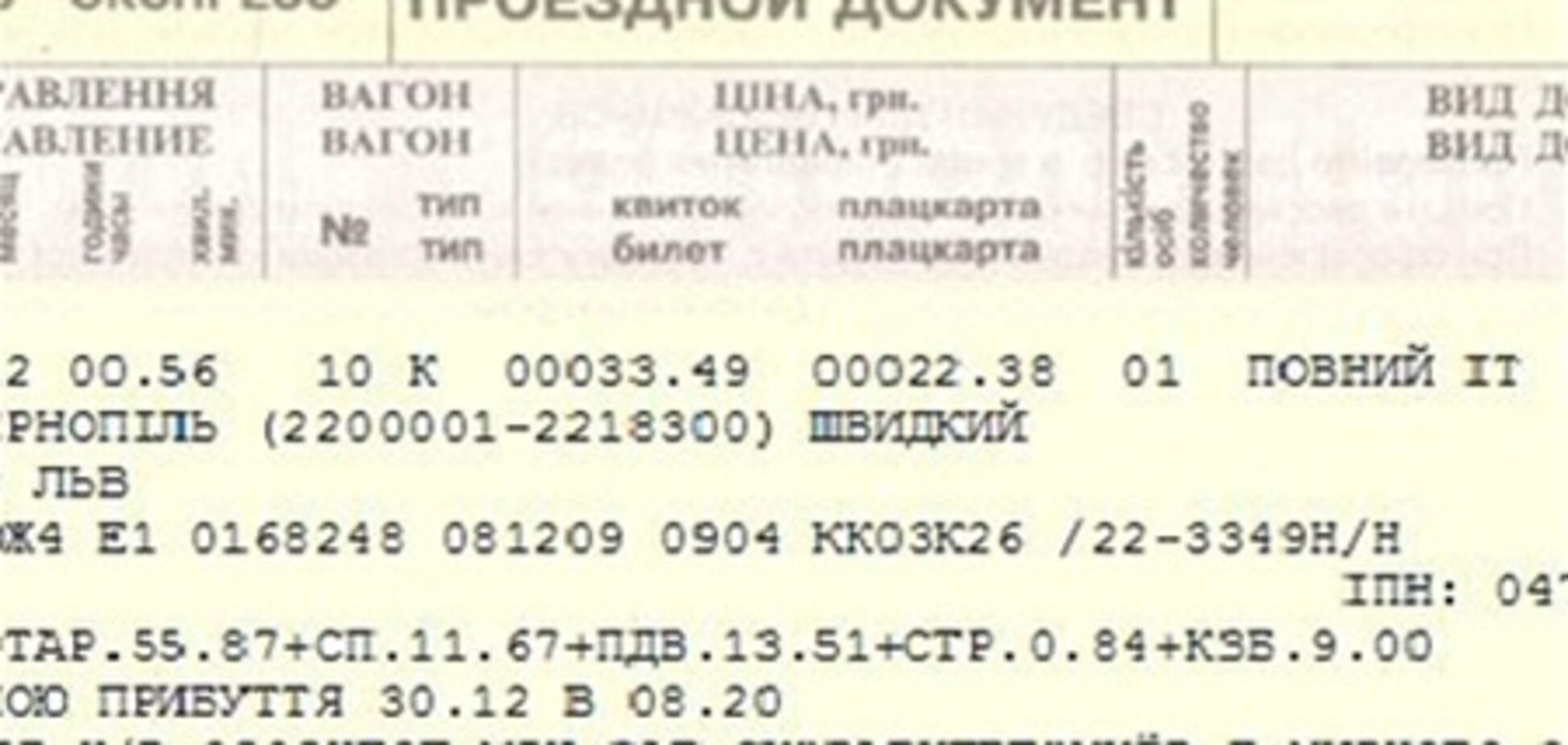 О начале продаж именных билетов Укрзализныця сообщит отдельно