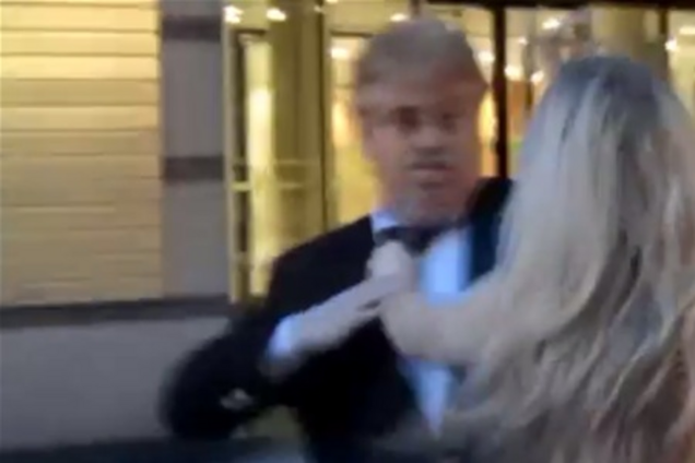 FEMEN отомстили евродепутату за украинских проституток. Фото. Видео