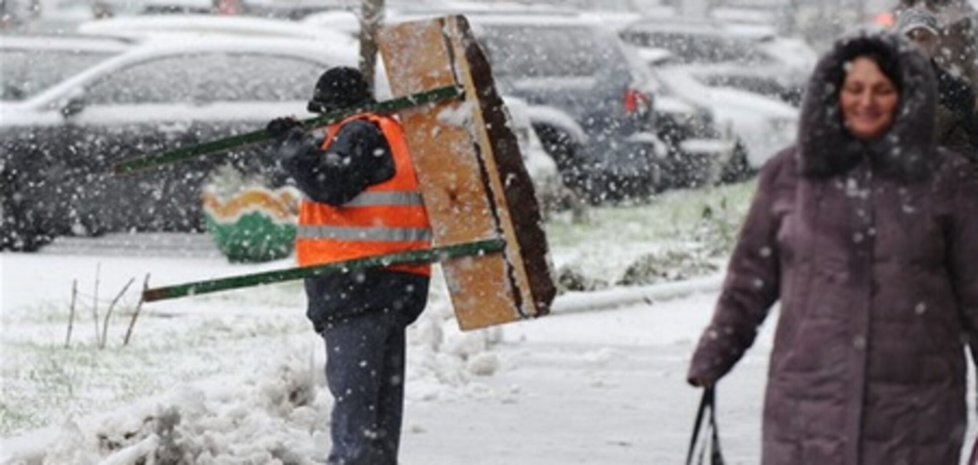 Киев парализовали десятибалльные пробки