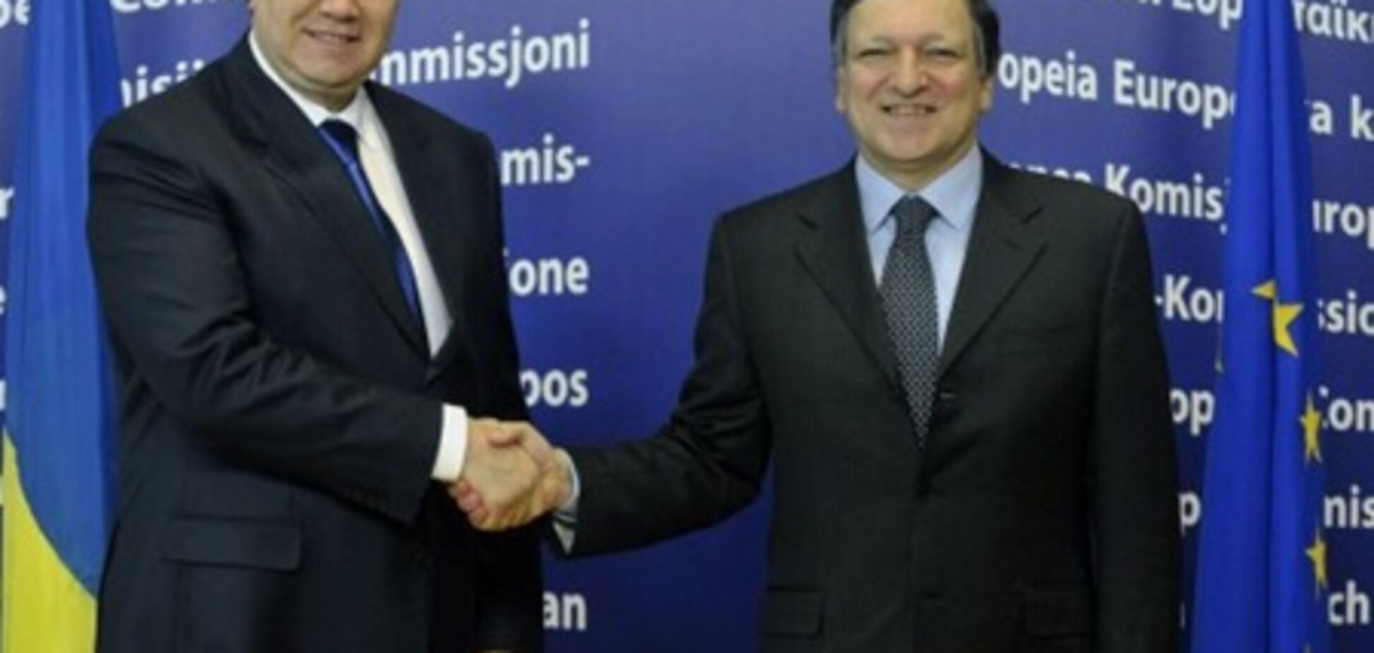 Янукович рассчитывает на поддержку Баррозу евроинтеграции Украины