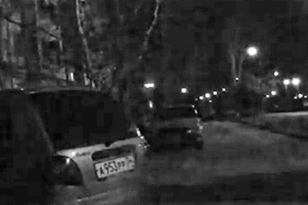 Видеорегистратор снял смерть самоубийцы. Видео 18+