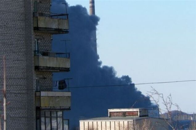 Из-за пожара на Углегорской ТЭС в Светлодарске нет отопления