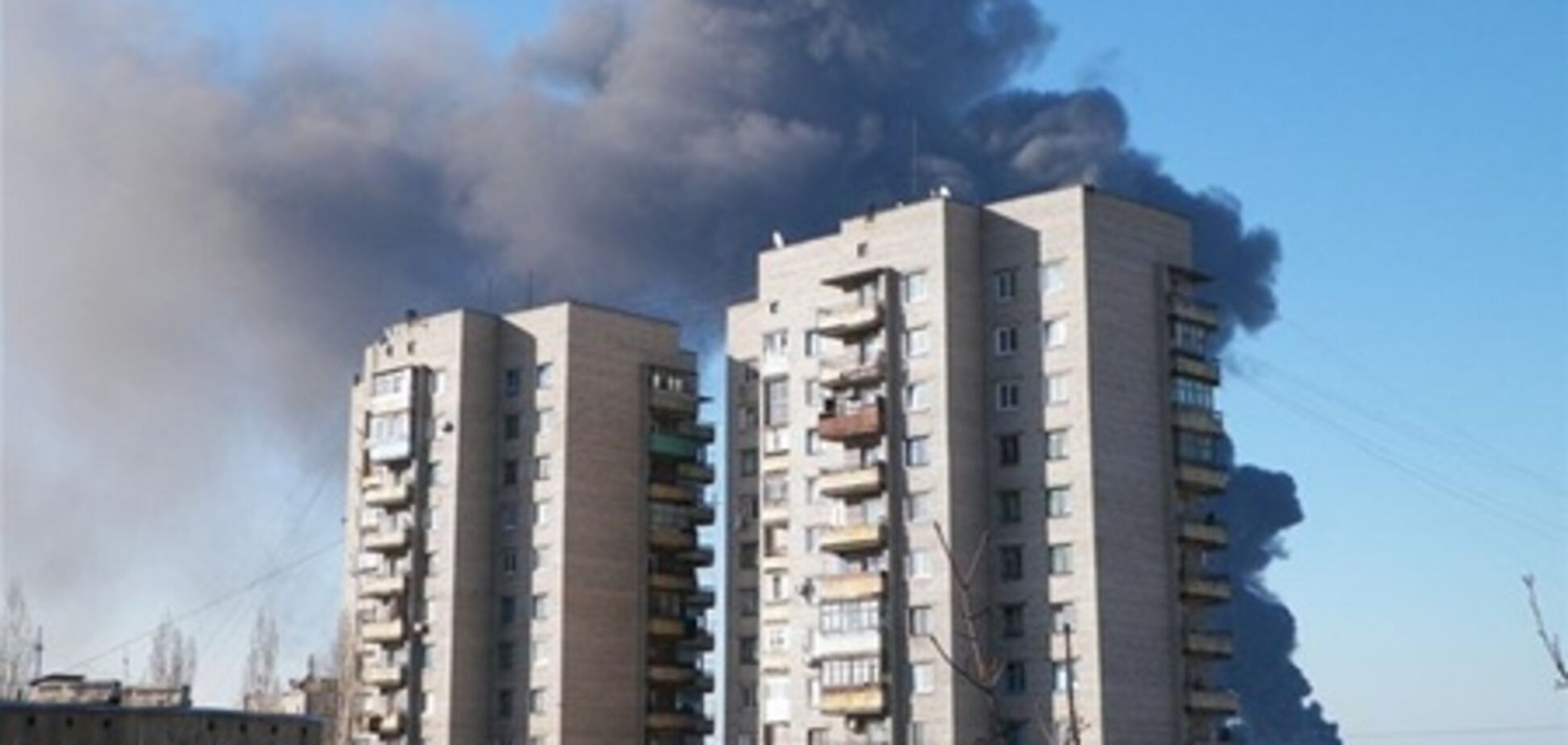 Углегорская ТЭС залита водой, а от огня расплавился металл