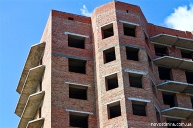 В Украине на 10% сократилось количество недостроев