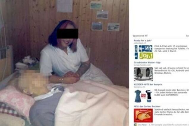 Медсестра устроила фотосессию с умершей пациенткой. Фото