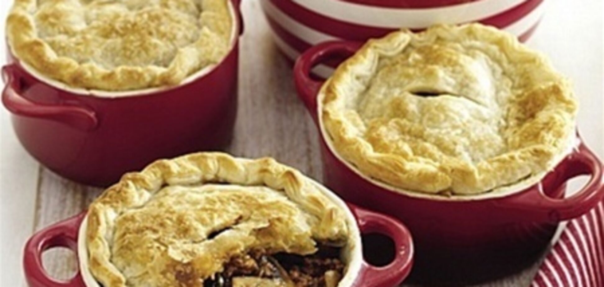Пироги в горшочках