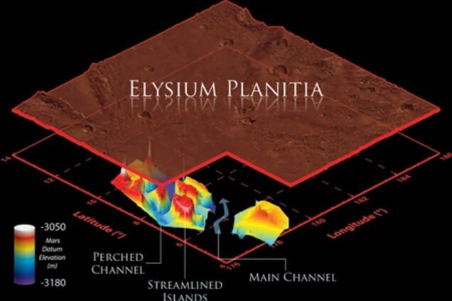 Ученые составили 3D карту подземных каналов на Марсе
