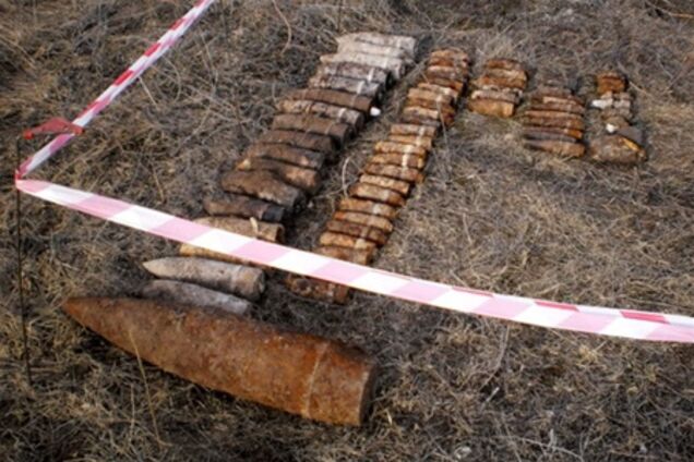 Около 300 боеприпасов времен ВОВ обнаружили на Луганщине