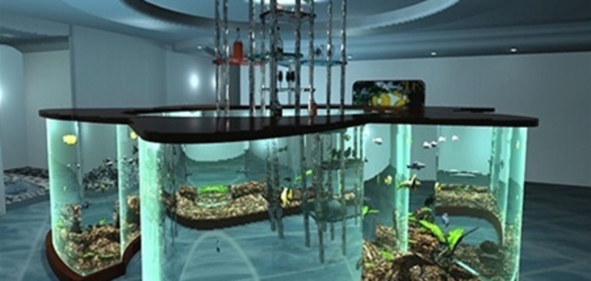 Аквариум в интерьере