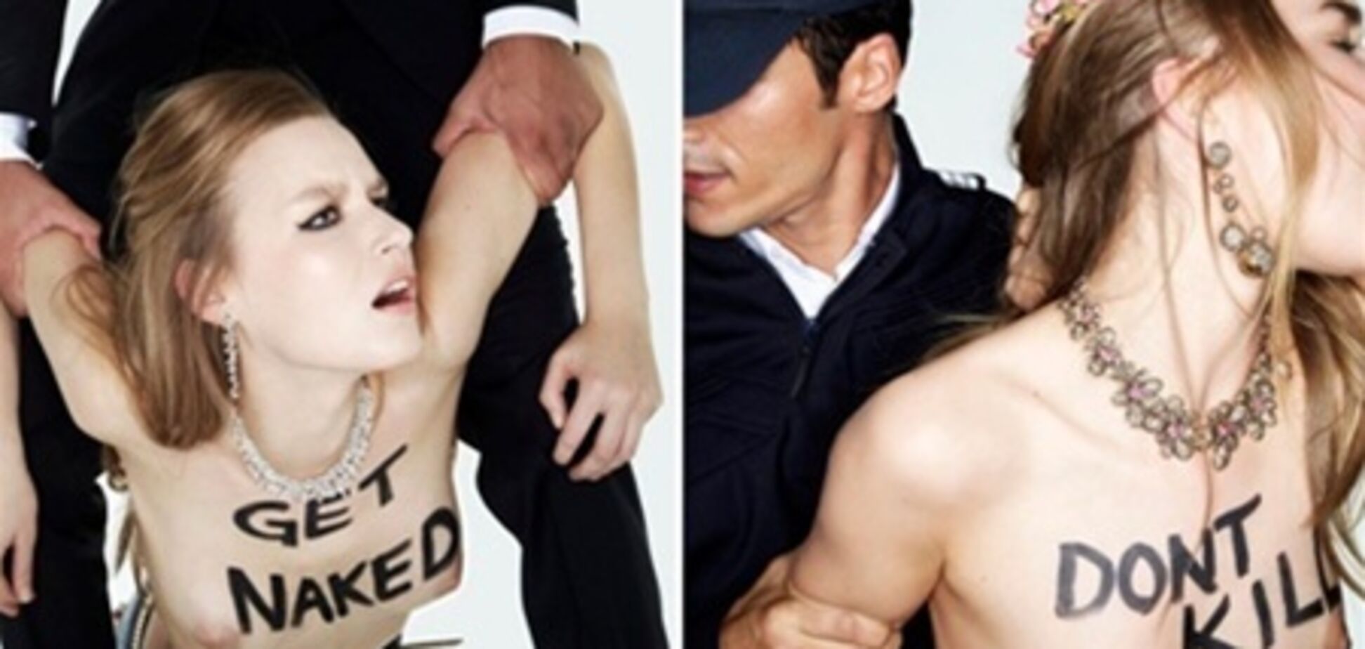 FEMEN использовали в скандальной fashion-рекламе