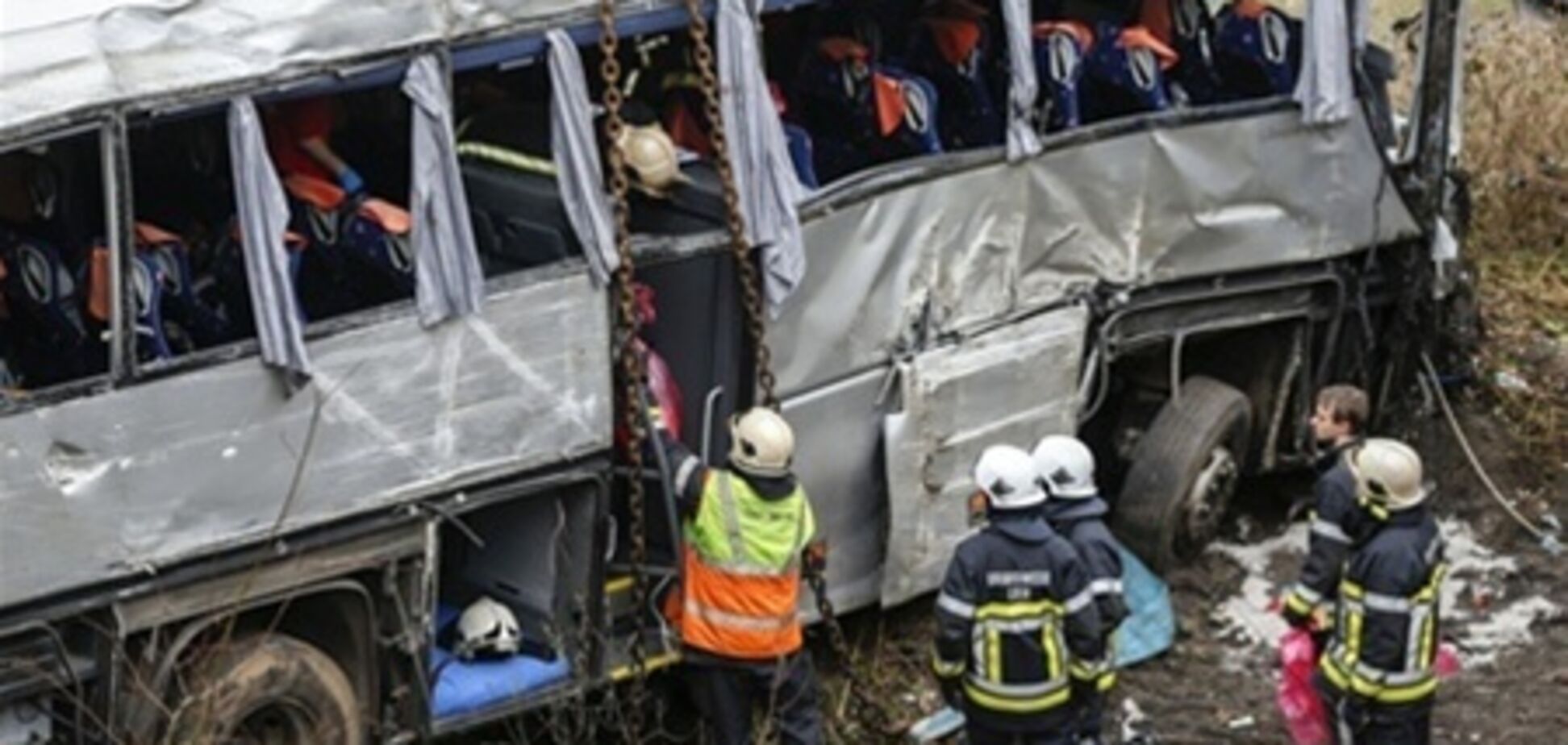 У водителя автобуса, разбившегося в Бельгии, мог случиться сердечный приступ