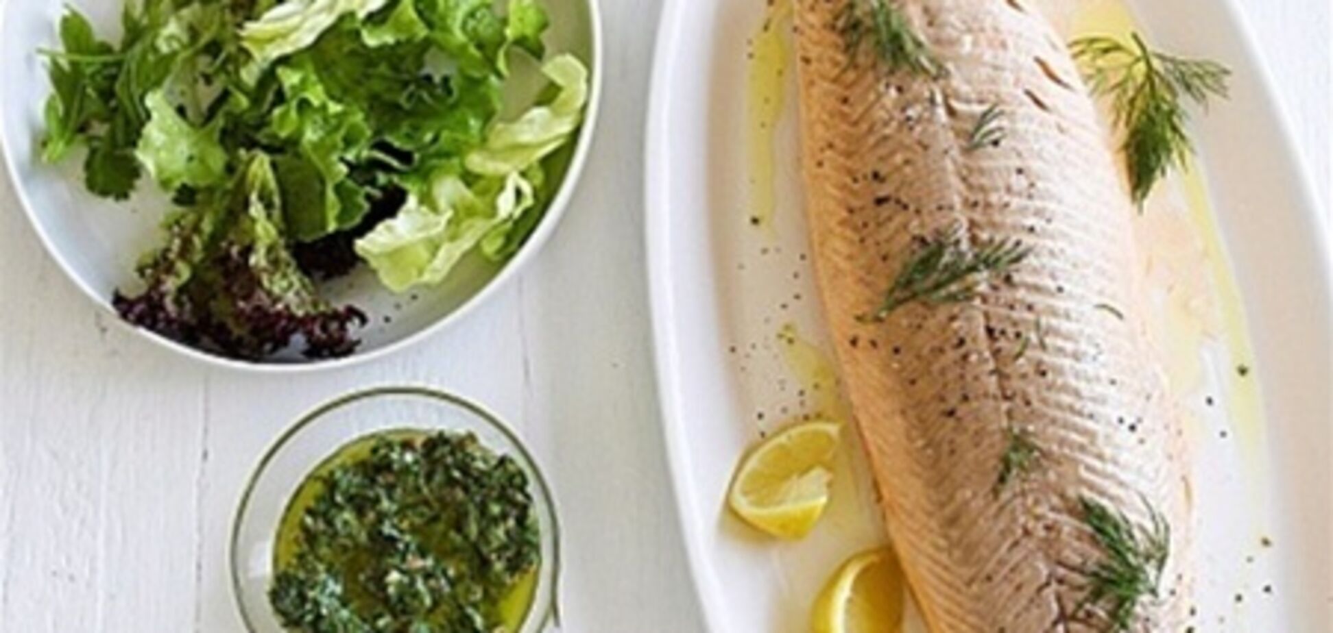 Пошированный лосось