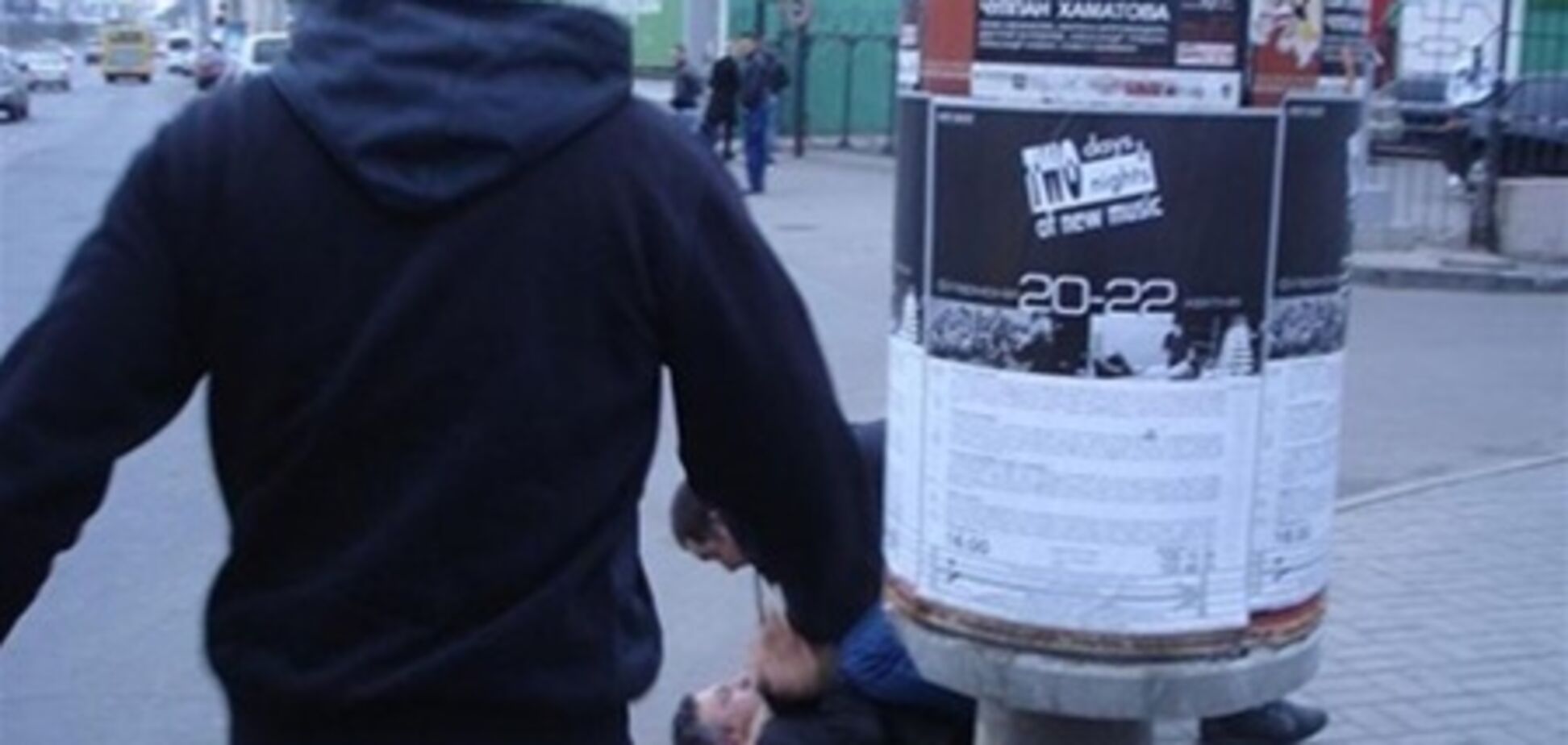 В Одессе водитель маршрутки до крови избил пассажира. Фото