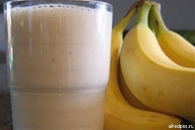Молочный коктейль с бананами