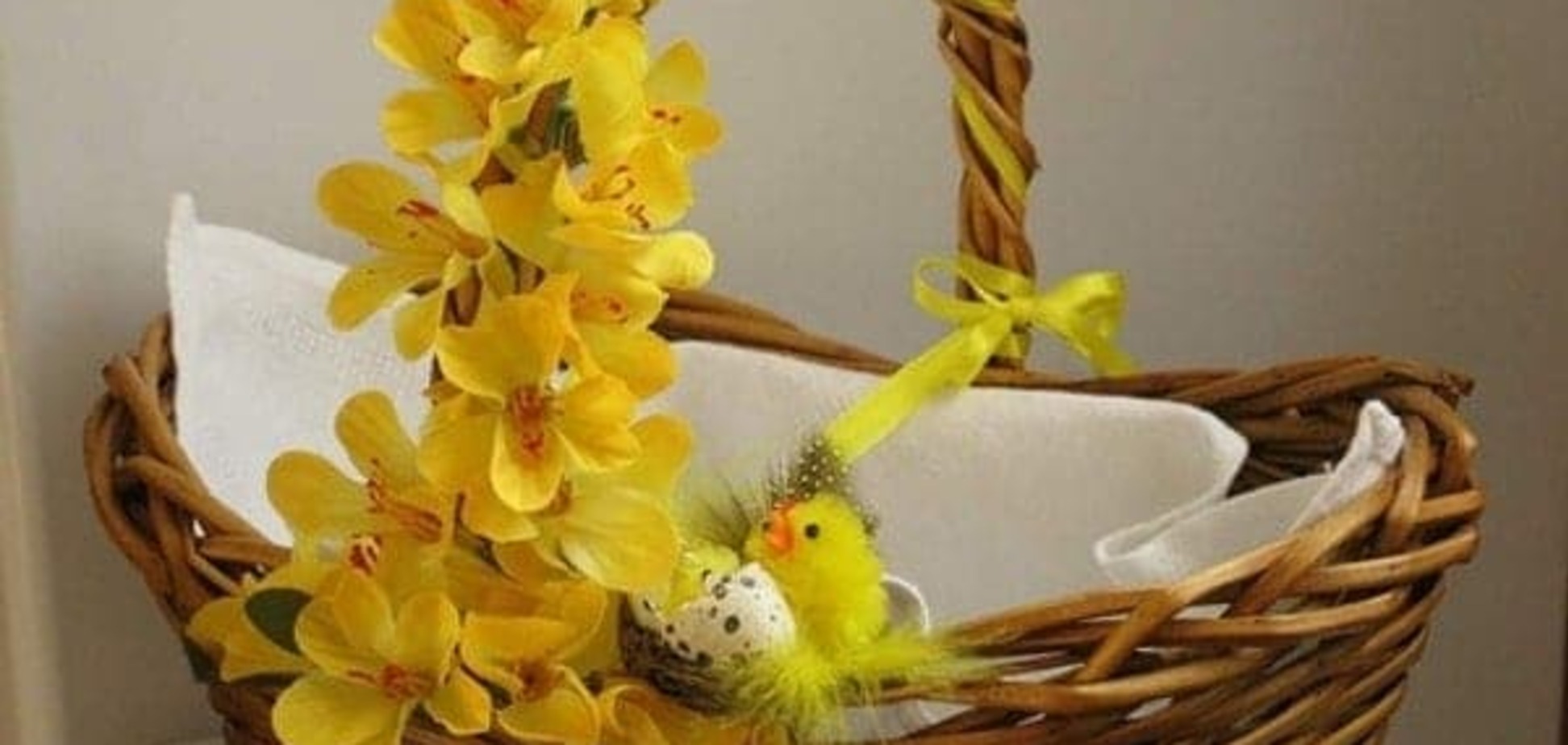 4 варианта оформления пасхальной корзины