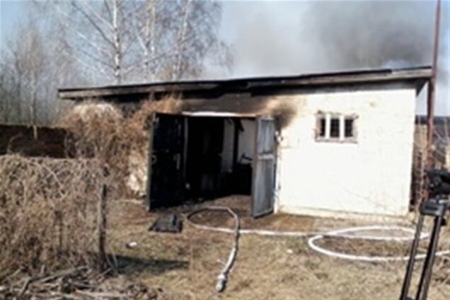 В Житомирской области горели склады предприятия